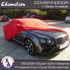 Indoor Car Cover S RED Super Soft breathable fabric Premium 160gsm SMALL