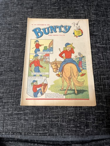 Bunty comic november 1963 - comic,