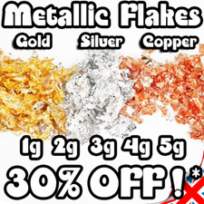 Flakes Gold Silver Copper  Art & Crafts  Nails  Candle  Resin  Makeup Soap Cheap