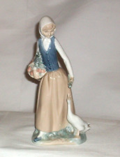 Nao by Lladro  Lady with Goose