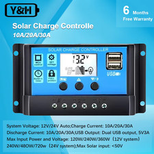 30A PWM Solar Panel Regulator
