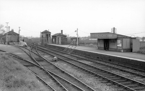 C1950s marden train - marden, station