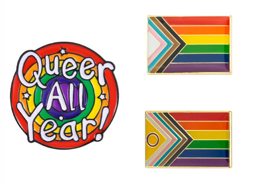 Gay lgbt pin badge brooch - gay,
