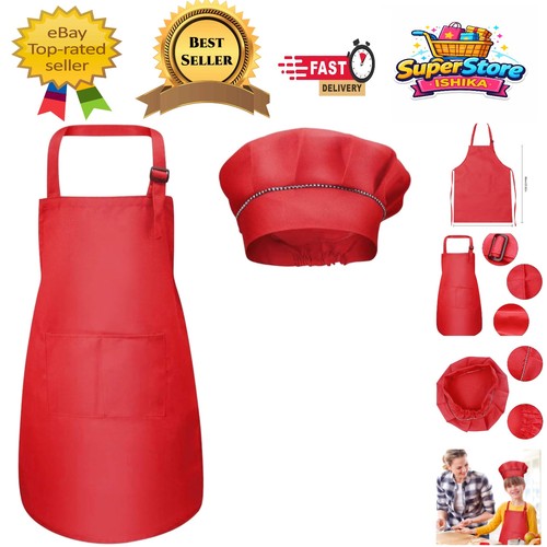Adjustable kids chef apron - apron, &
