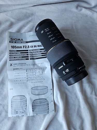 Sigma 105mm d ex dg - 105mm,
