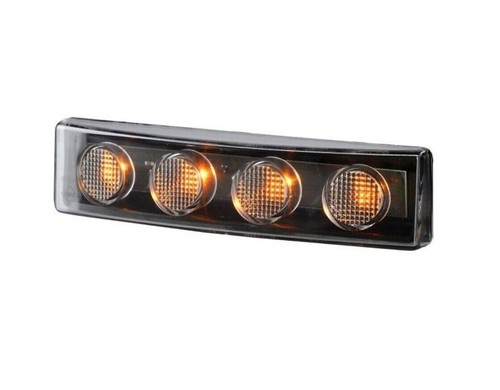 24v led amber sun visor - 1x, 12-24v