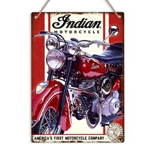 INDIAN RED MOTORCYCLE Retro