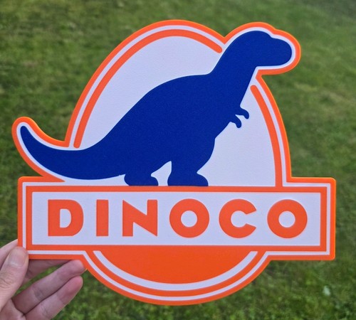 Dinoco cars sign wall - cars,