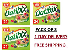Weetabix Oatibix Cereal 24s 576g PACK OF 3 (72 Biscuits)