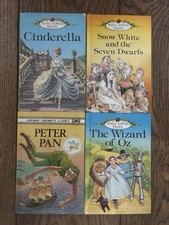 Ladybird Books Peter Pan, Cinderella, Snow White, Wizard Of Oz. Vintage VGC