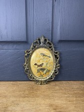 Brass Mini Wall Plaque Satin