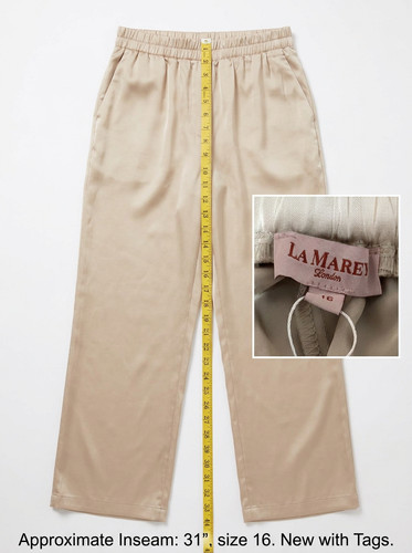 Marey london beige satin - la,