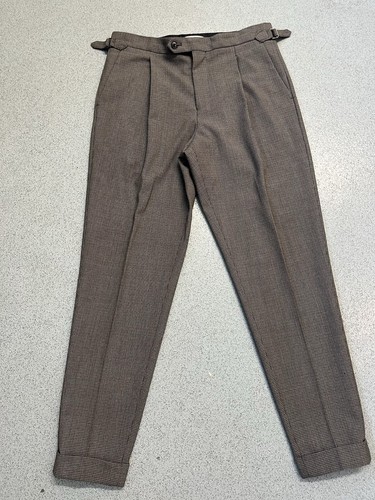 Reiss brown houndstooth - reiss,