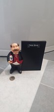 Small Decorative Chalk Board Menu Ornament  Chef Figure