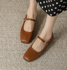 Womens Mary Jane Square Toe