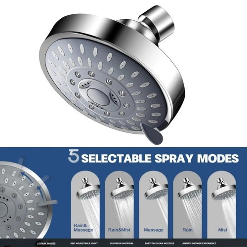 4inch fixed shower head - fixed,