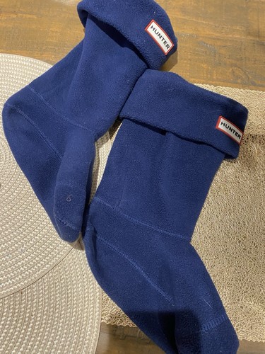 Kids hunter socks navy welly - kids,