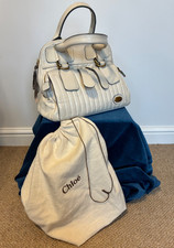 Chloé Bay Handbag In Cream With Gold Hardware and Dust Bag Good Condition