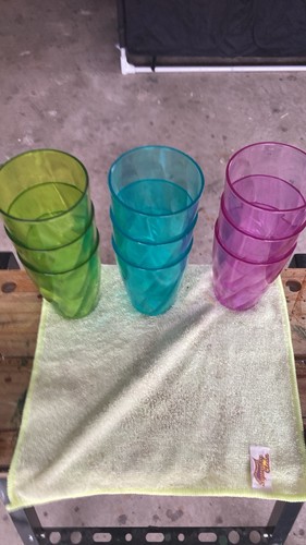 Plastic drink glasses boxed - drink, 9