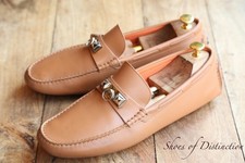 Hermes tan leather silver - hermes,