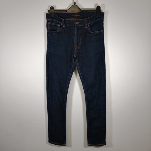 Nudie jeans mens blue lean - mens, 32
