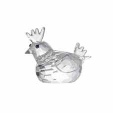 Crystal Hen Figurine