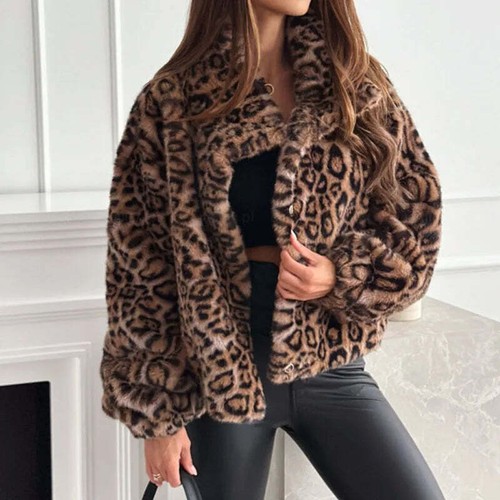 Leopard print fashion jacket - leopard,