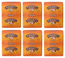 Wrights Traditional Coal Tar Fragranced Soap Bars Antiseptic Cleansing 100g Bulk
