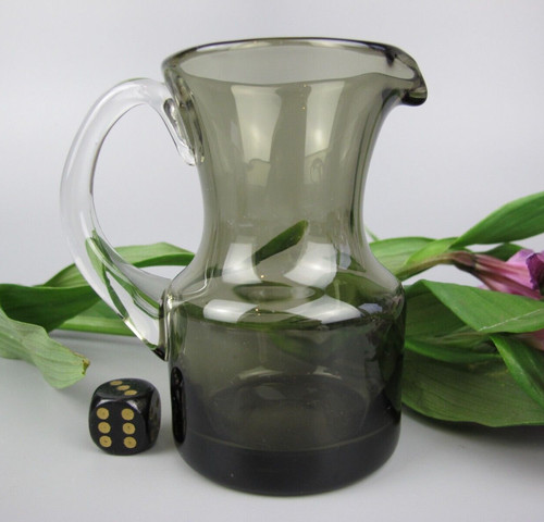 Krosno glass milk jug - krosno,