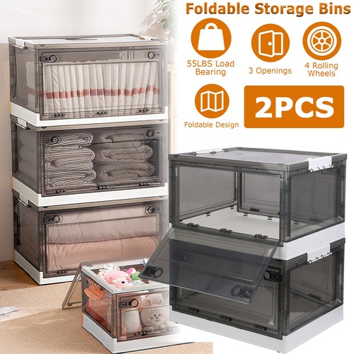 2pcs 56l collapsible storage - 2pcs,