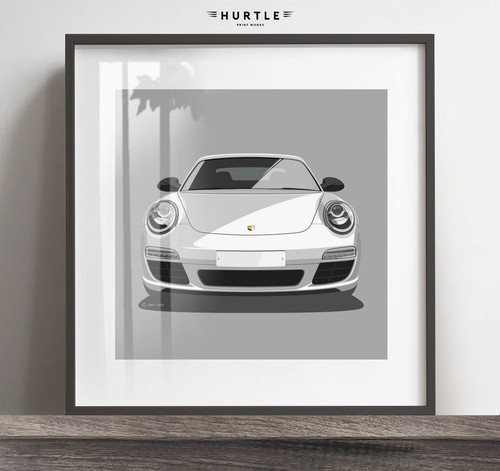 Porsche 997 artwork print - artwork,