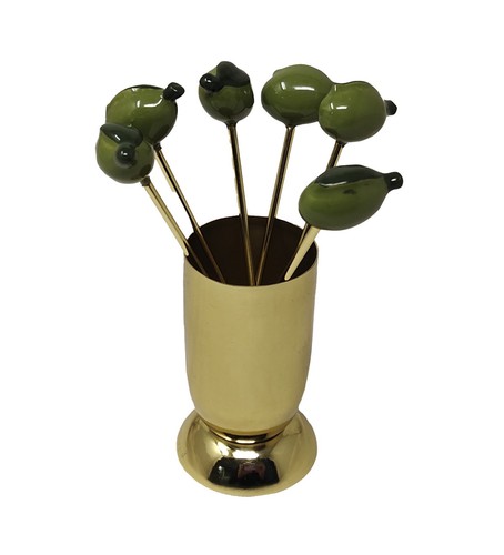 Set olive picks - ,