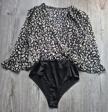Black & Beige Boohoo Leopard