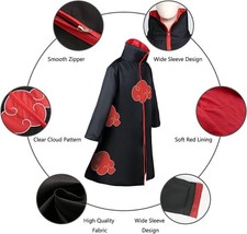 Naruto Akatsuki Cloak Robe