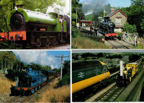 Postcards railway - 40, postcards: