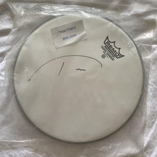 Signed tico torres drum - signed,