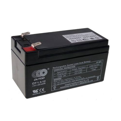 12v 3ah sealed lead acid - 1.3ah,