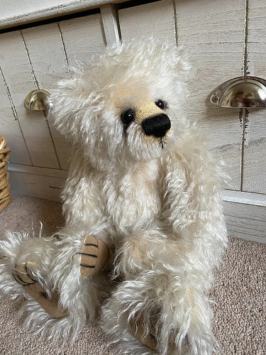 Sweet changle mohair bear - mohair,