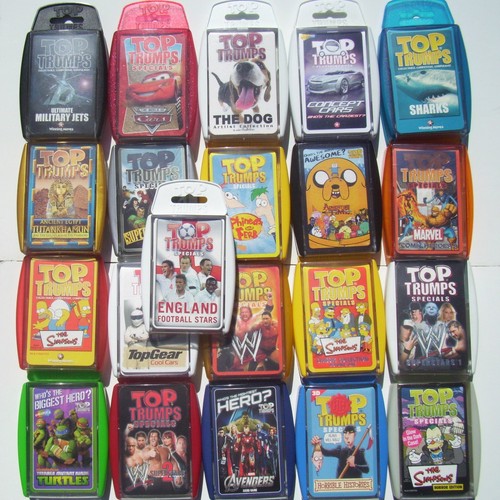 Top trumps various rares - trumps,