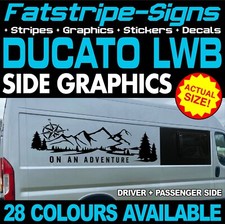to fit FIAT DUCATO L3 LWB MOUNTAINS STICKERS GRAPHICS DECAL CAMPER VAN MOTORHOME
