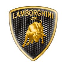 All Sizes Lamborghini Logo Silicon Shield Emblem Sticker Car Tuning, Phone