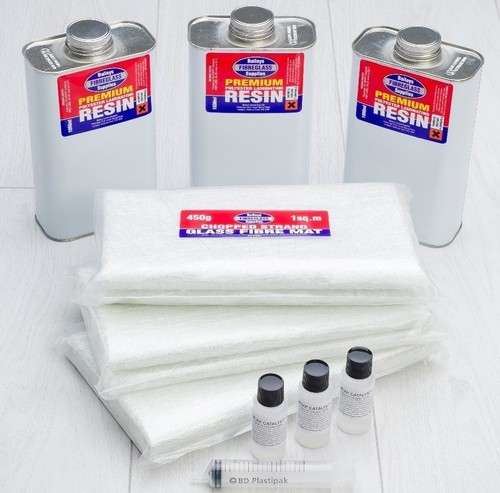 Premium fibreglass repair kit - repair,
