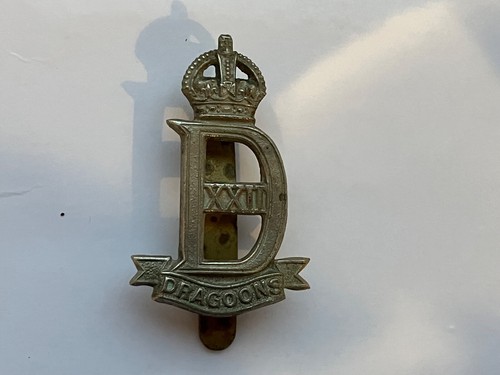 22nd dragoons cap badge - dragoons,