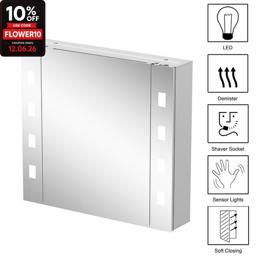 Bathroom led mirror cabinet - led,