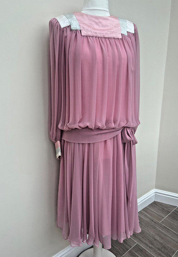 Vintage 80s frank usher pink - vintage,