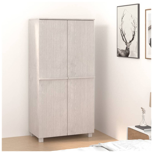 Wardrobe 89x50x180cm white - wardrobe,