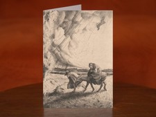 Flight into Egypt by William Strang (1891) - A5 Art Print Greeting Card