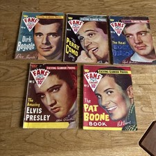 Vintage FANS STAR LIBRARY Magazine x 5 2 3 4 5 & 6 Como Bogarde Boone Ellis