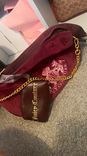 Juicy couture burgundy velvet - couture,