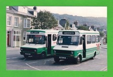 Crosville Cymru Minibus Photo - Sherpa MSL115 & Iveco MRF282 - Aberystwyth 1990